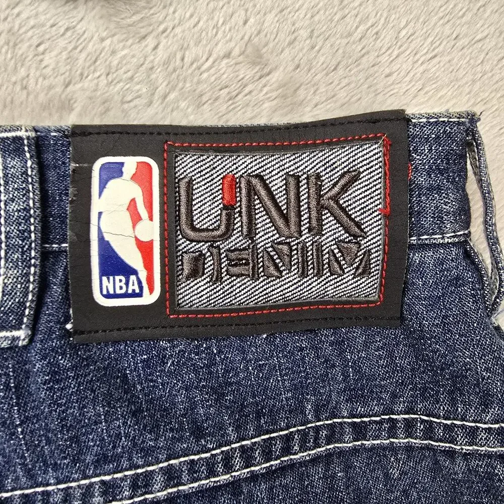 NWT NBA UNK Jeans 38x33 Tracy Mcgrady Orlando Magic Baggy Denim Y2K Vintage 90s